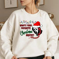 What's Your Favorite Christmas Movie Tshirt Sweatshirt, Scary Movie Lover Gift, Cute Horror Movie Tee, Unisex Sweater Pullover Tee