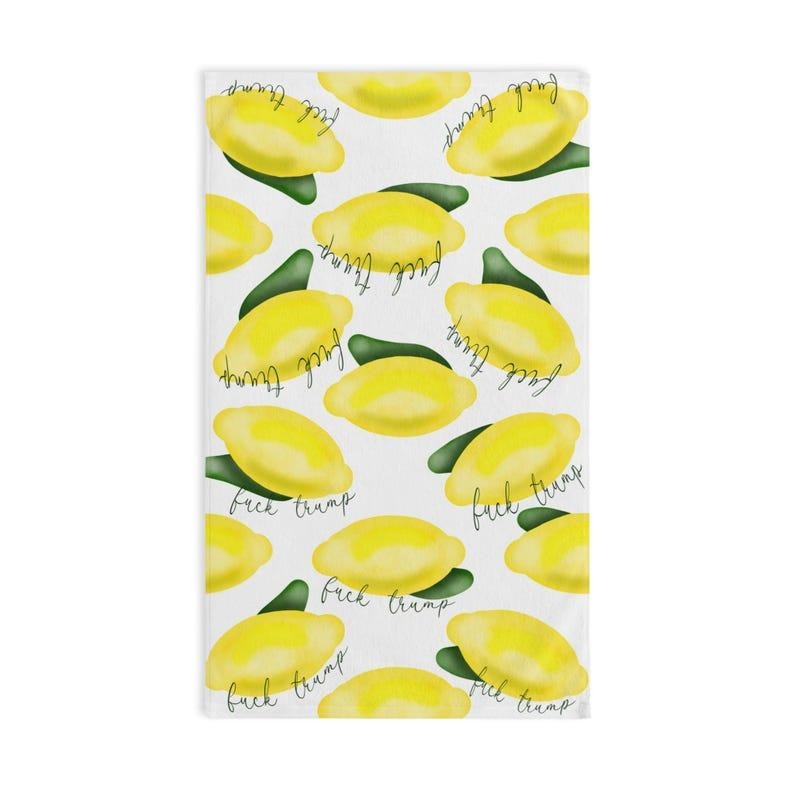When Life Gives you Lemons Slightly Subtle Hand Towel Fun