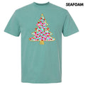 White Bushel Of Bows Christmas Tree Comfort Colors T-Shirt 'NLB'