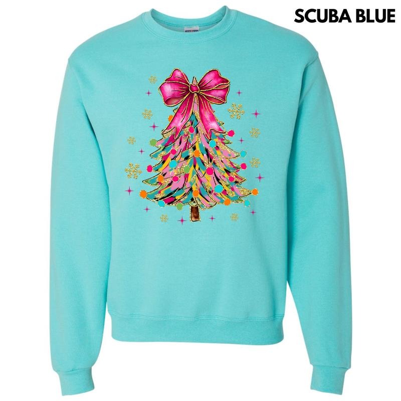Wild Colors Christmas Tree Sweatshirt 'NLB'