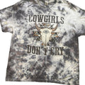 Wild One - Cowgirls dont cry tie dye T Shirt Casual Chic Fashion Graphic T Shirt