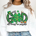 With God All Things Are Possible DTF Transfers - THIS IS NOT A SHIRT