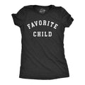 Womens Favorite Child T Shirt Funny Best Sibling Family Brother Sister Joke Tee for Ladies Funny Womens T Shirts Cute Slimming Top Comfortable Soft Womenswear Sister Tops for Women Funny Brother Top Black -