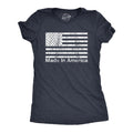Womens Made In America T Shirt Funny Patriot Flag US Pride Party Graphic Tee Funny Womens T Shirts Cute Slimming Top Comfortable Soft Navy