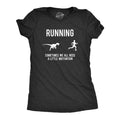 Womens Running Motivation T shirt Funny Running T shirts Sarcasm Humor Run Novelty Tees Funny Womens T Shirts Cute Slimming Top Black