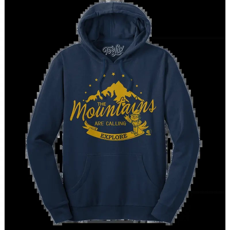 Woodsy Owl Explore Pullover Hooded Sweatshirt - Navy