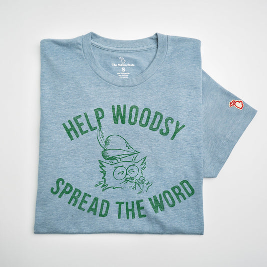 WOODSY OWL - HELP SPREAD THE WORD (UNISEX)