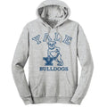 Yale Bulldog Pullover Hooded Sweatshirt - Gray