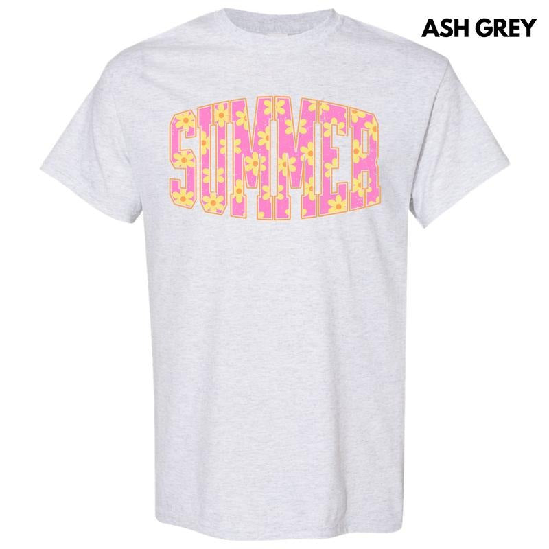 Yellow Flower Summer Gildan Short Sleeve T-Shirt 'NLB'