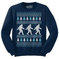 Yeti Christmas Crewneck Sweatshirt - Navy