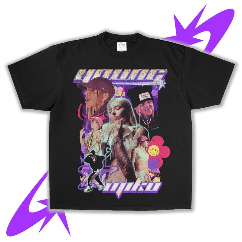 Young Miko - Vintage Style T Shirt High Quality street wear Fit Tee