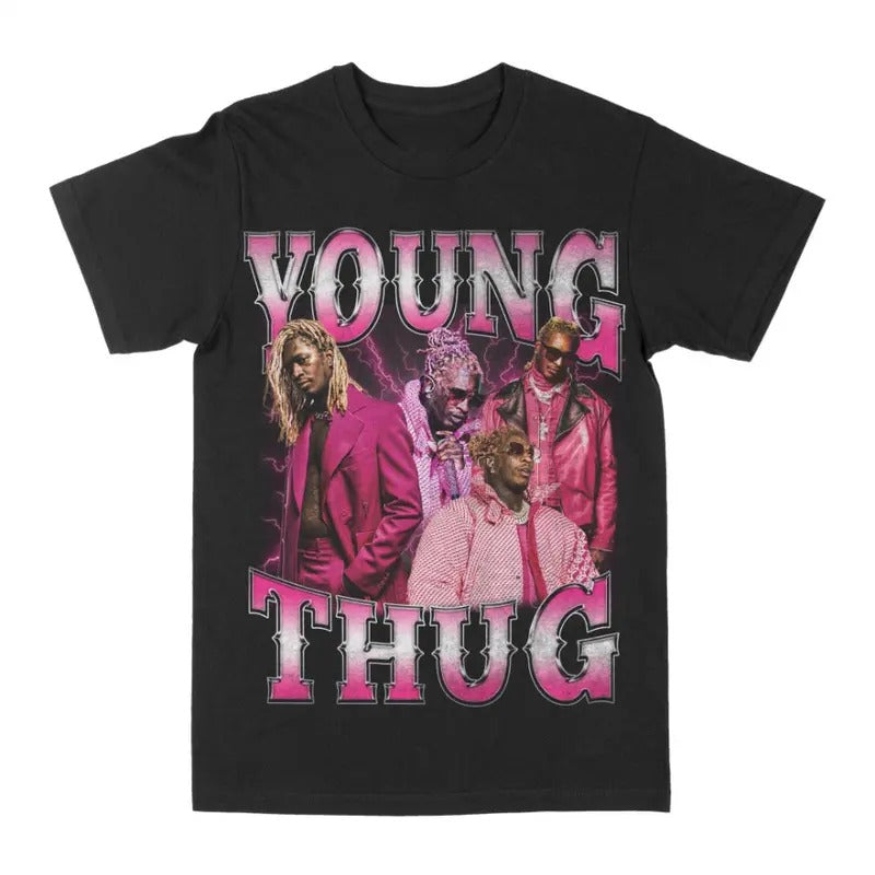 Young Thugg Pink Graphic Tee