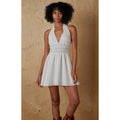 Your Favorite Women's Kate Eyelet Halter Mini Dress