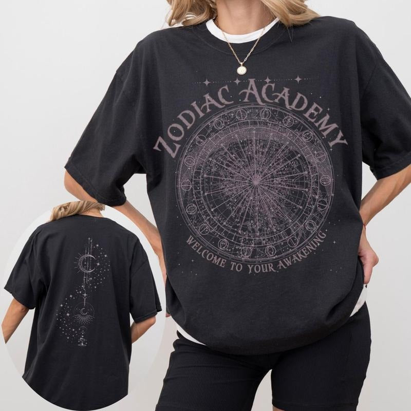 Zodiac Academy Shirt, Celestial Heirs Band Shirt, Terra Aer, Ignis and Aqua, Professor Lance Orion, Almighty Sovereign Society