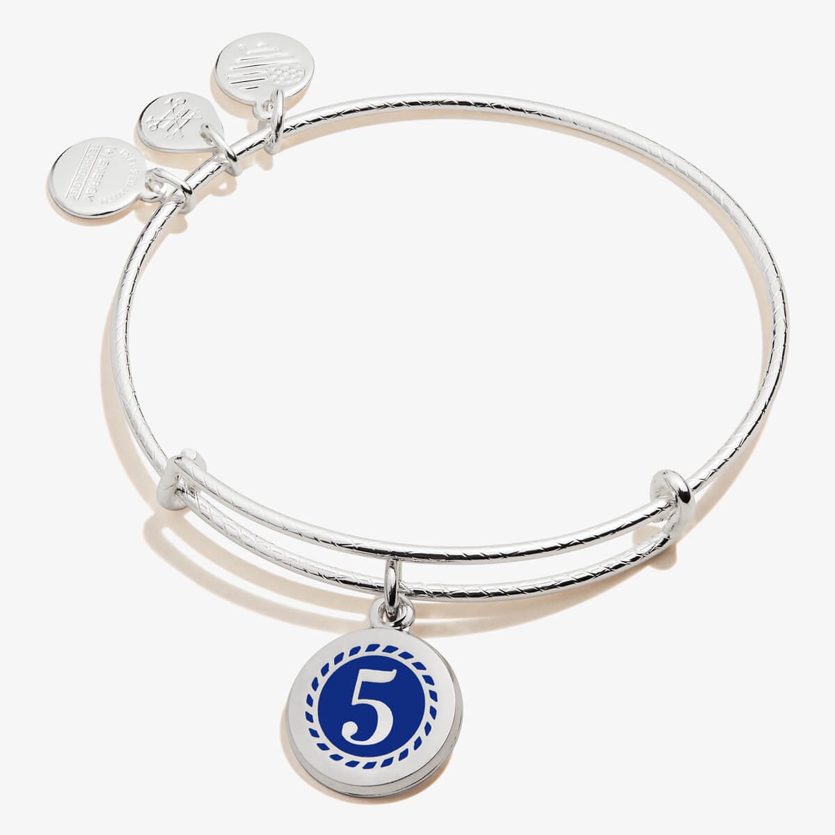 Number 5 Charm Bangle | Free, Variety, and Adventure
