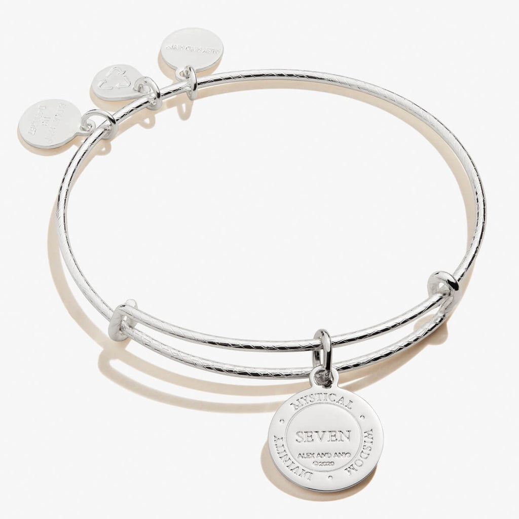 Number 7 Charm Bangle | Mystical, Wisdom, and Divinity