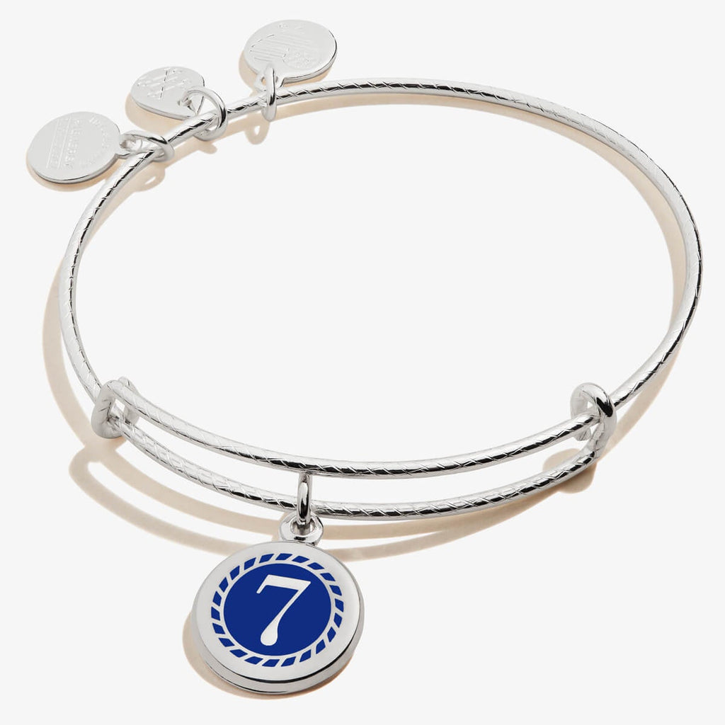 Number 7 Charm Bangle | Mystical, Wisdom, and Divinity