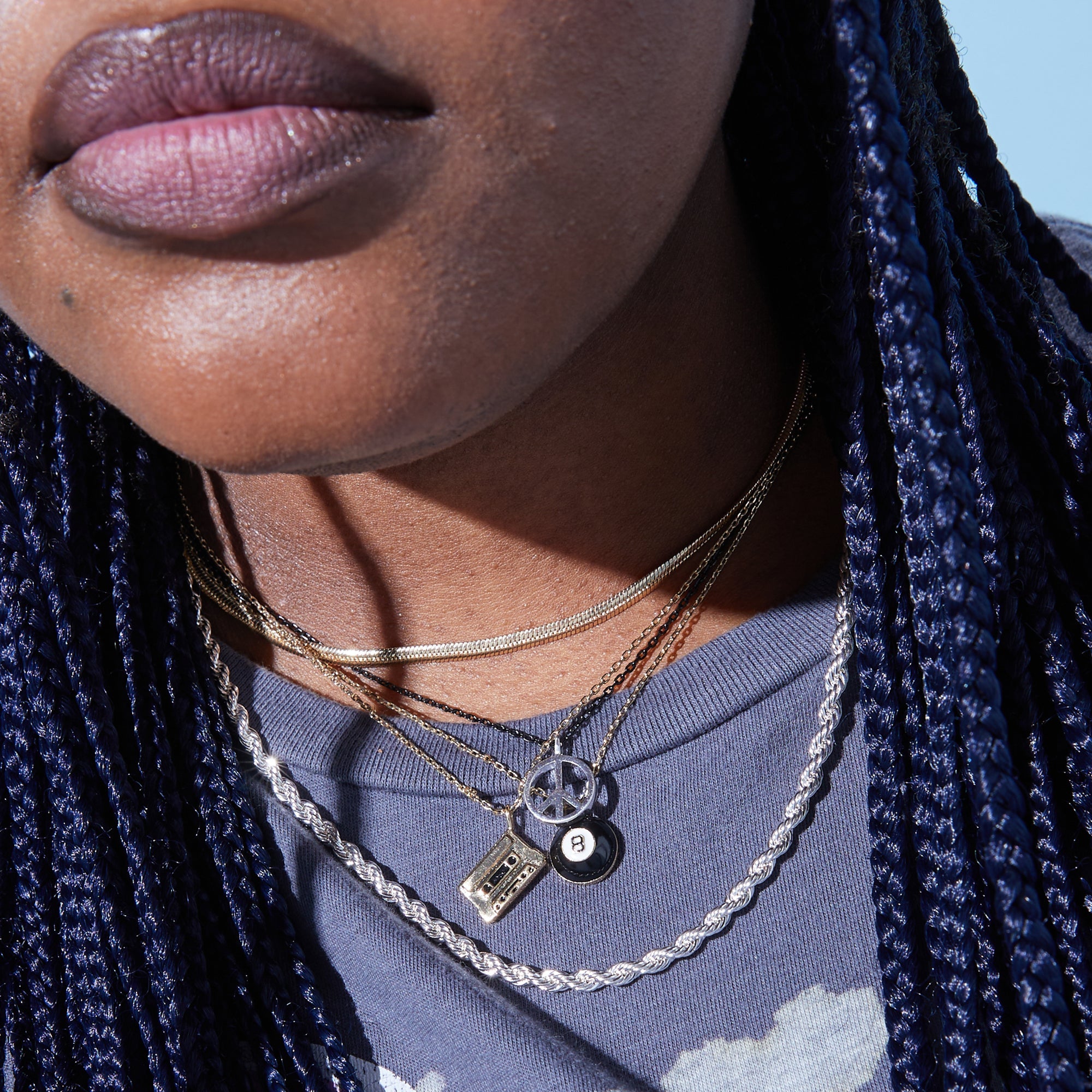 Nostalgia Eight Ball Necklace