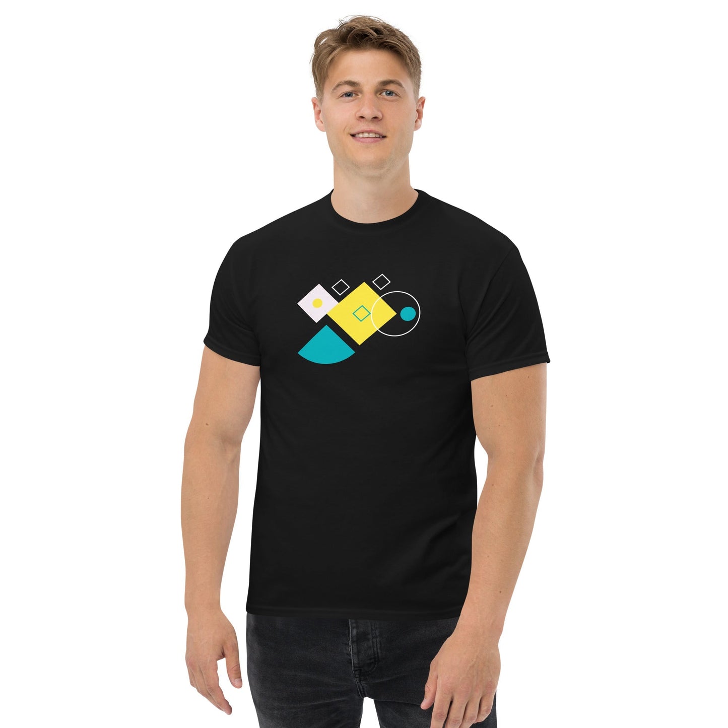 Abstract Geometry TÃ¢â‚¬â€˜Shirt Ã¢â‚¬â€œ Modern Geometric Graphic Cotton Tee