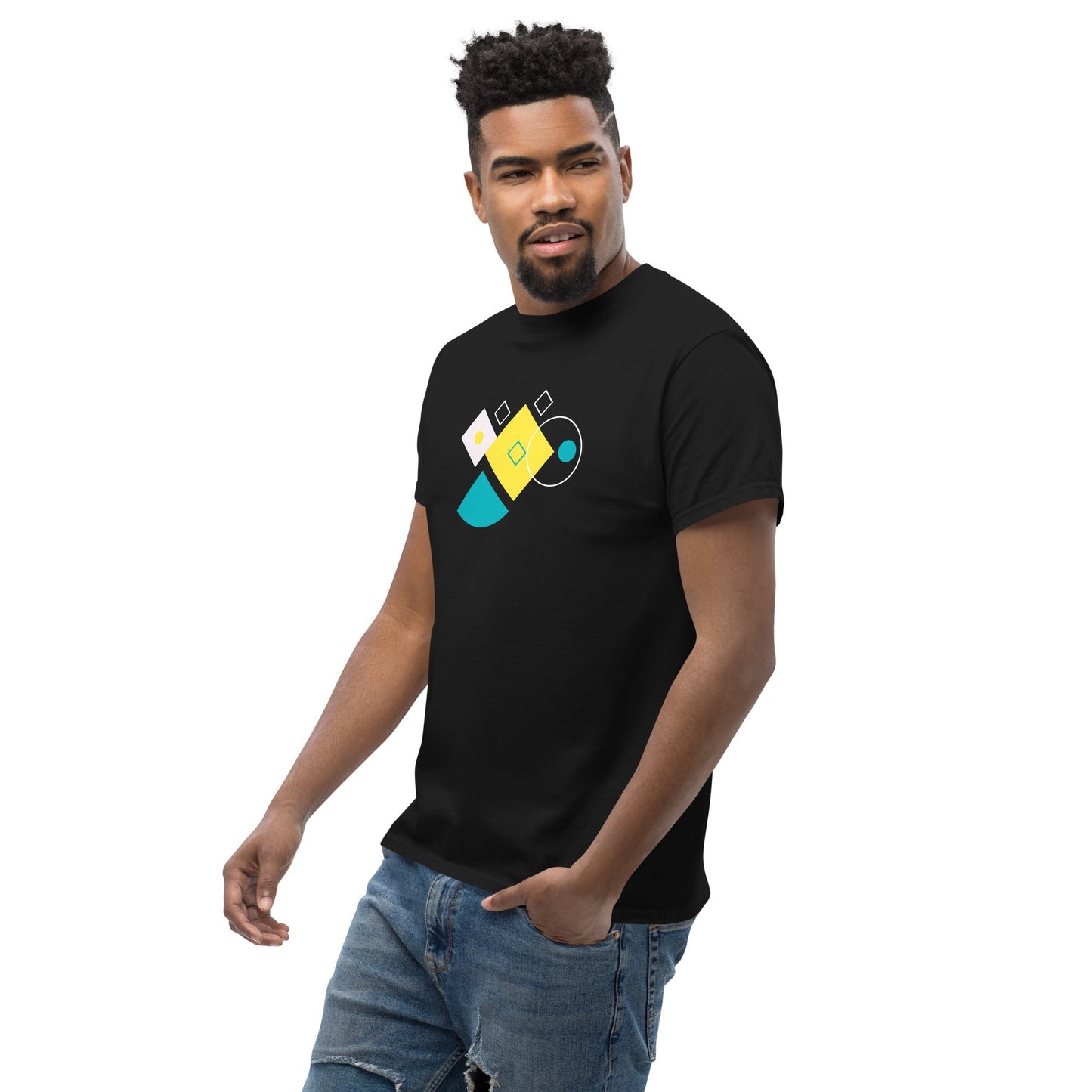 Abstract Geometry TÃ¢â‚¬â€˜Shirt Ã¢â‚¬â€œ Modern Geometric Graphic Cotton Tee