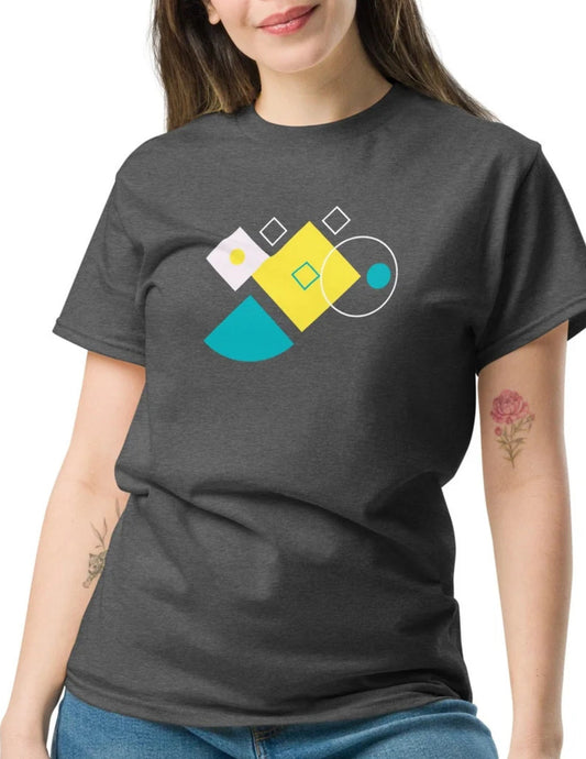 Abstract Geometry TÃ¢â‚¬â€˜Shirt Ã¢â‚¬â€œ Modern Geometric Graphic Cotton Tee