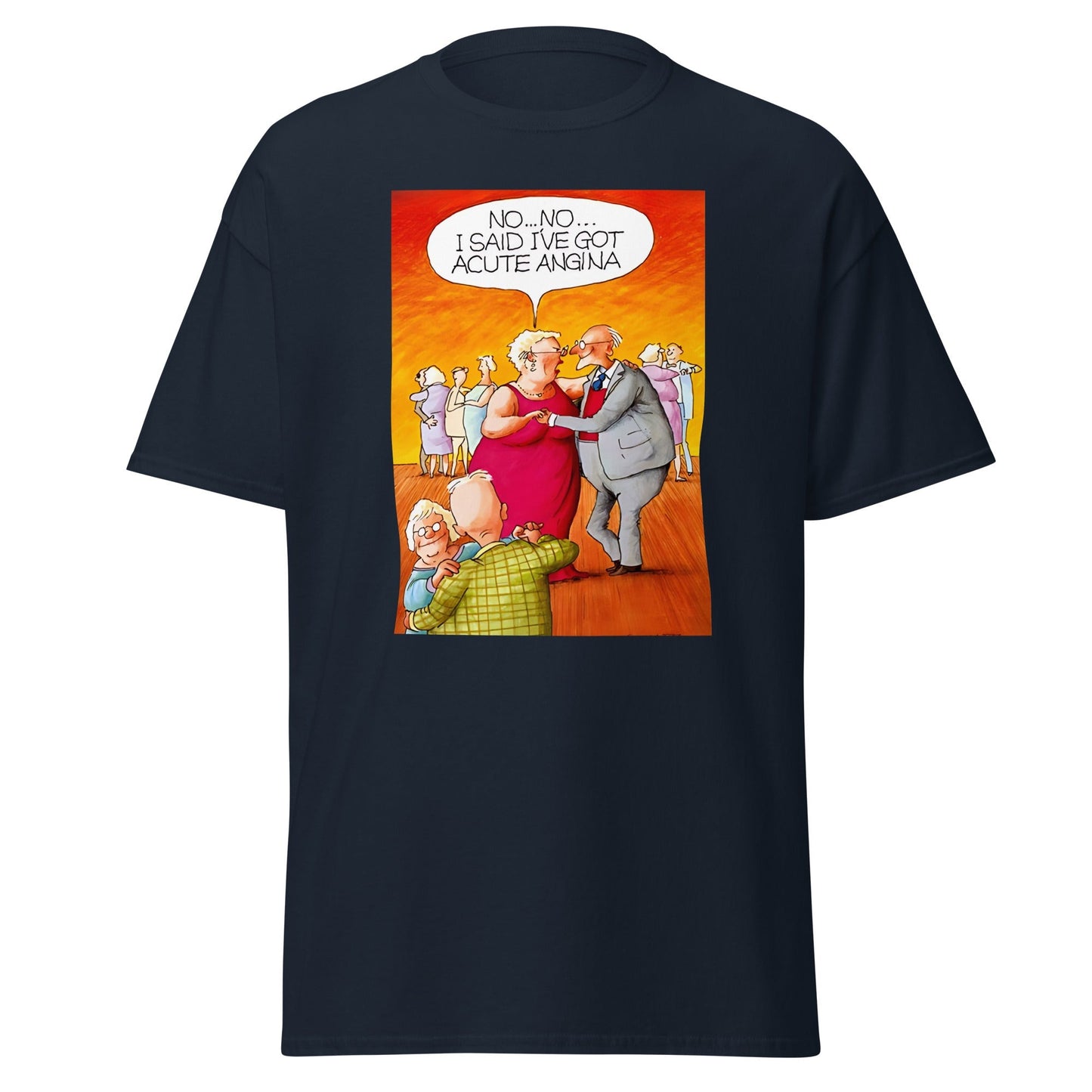 Acute Angina Meme T-Shirt Ã¢â‚¬â€œ Funny Medical Meme Graphic Tee