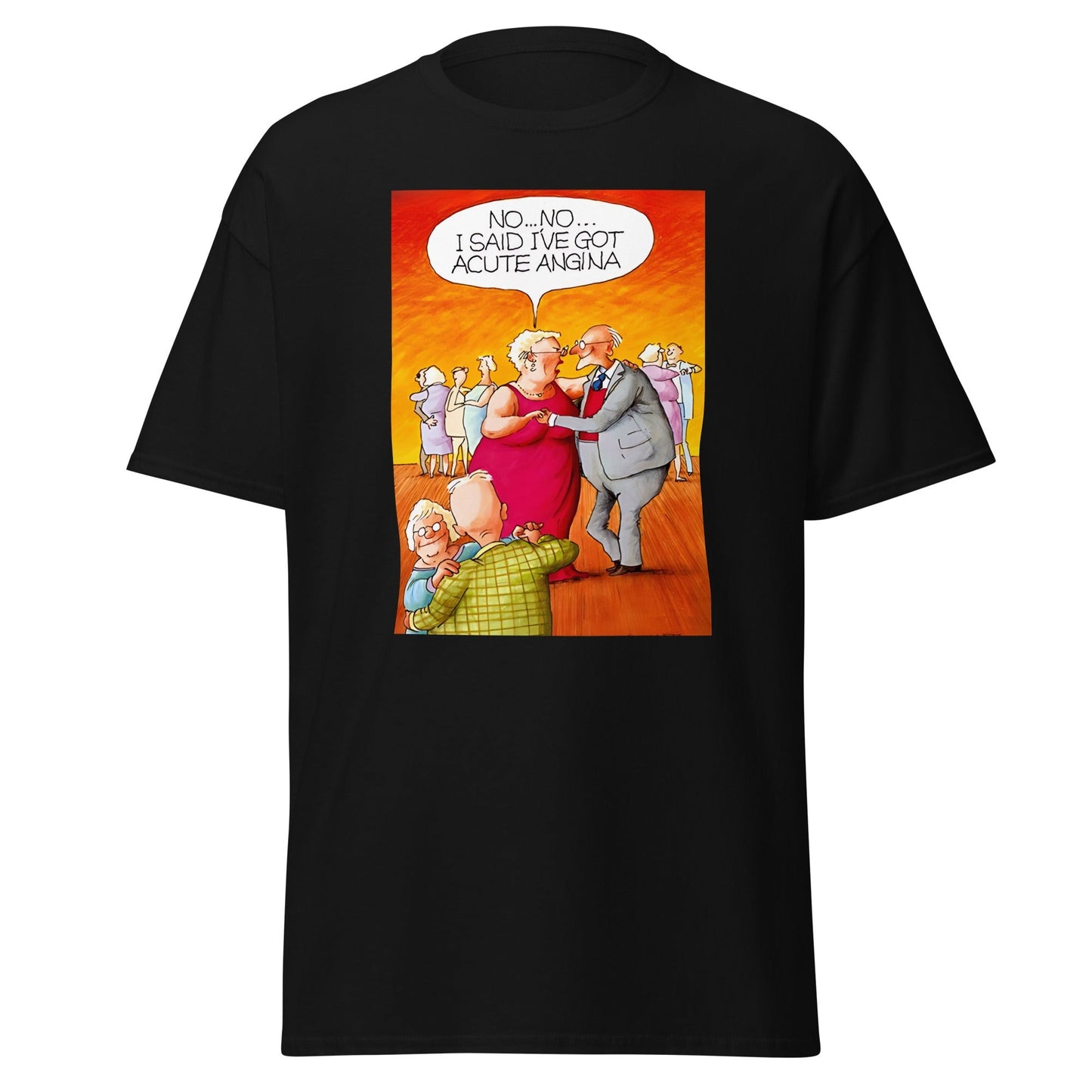 Acute Angina Meme T-Shirt Ã¢â‚¬â€œ Funny Medical Meme Graphic Tee