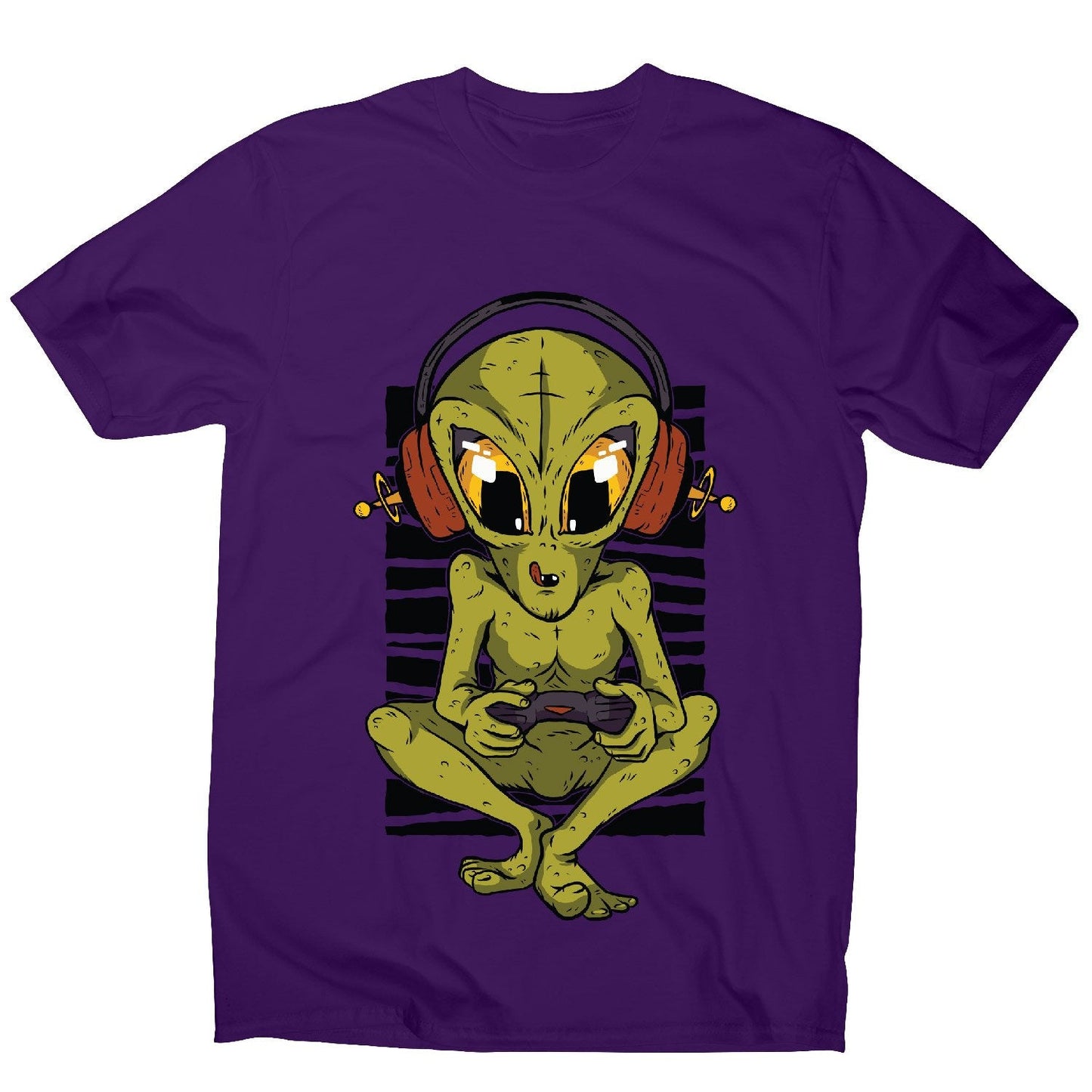 Alien gamer - men's funny premium t-shirt
