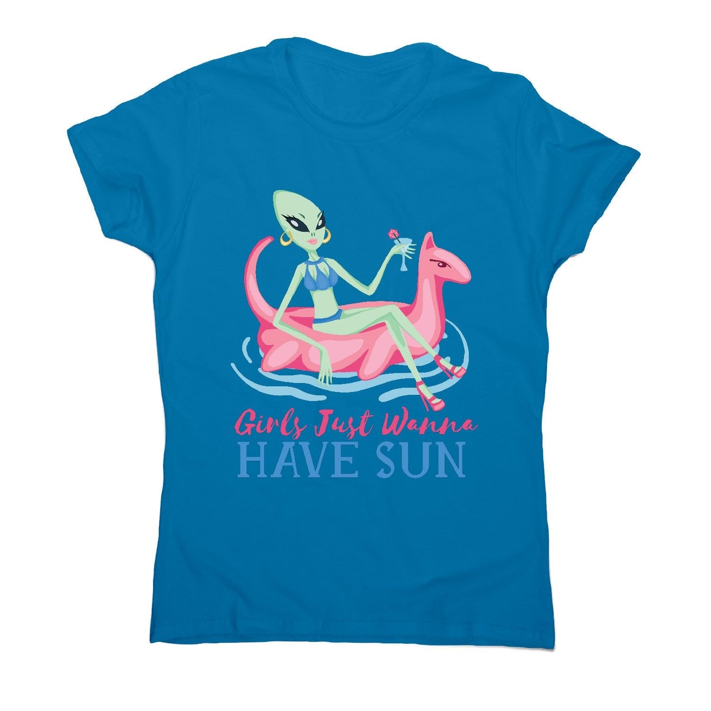 Alien sun - funny - women's t-shirt