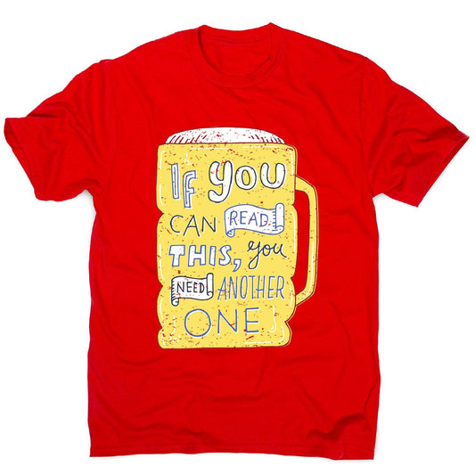 Another beer - men's funny premium t-shirt