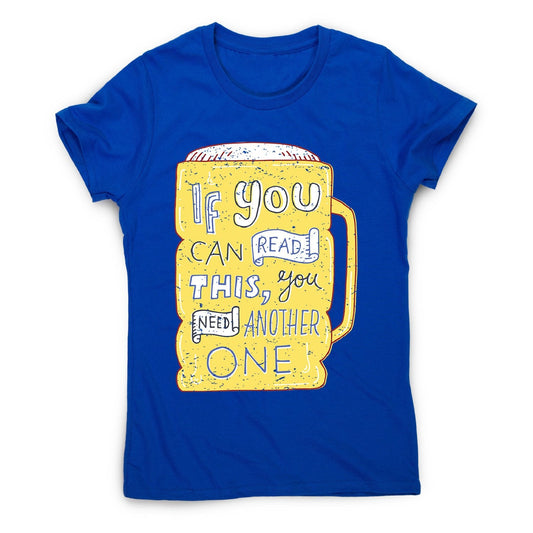 Another beer - women's funny premium t-shirt