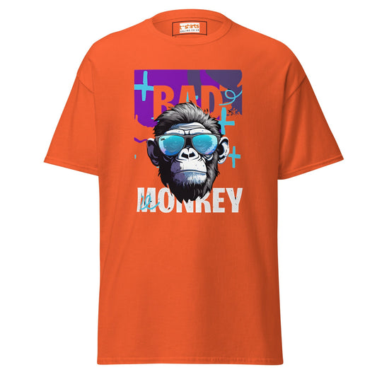 Bad Monkey Graphic Tee Naughty Ape Humor TÃ¢â‚¬â€˜Shirt 100% Cotton