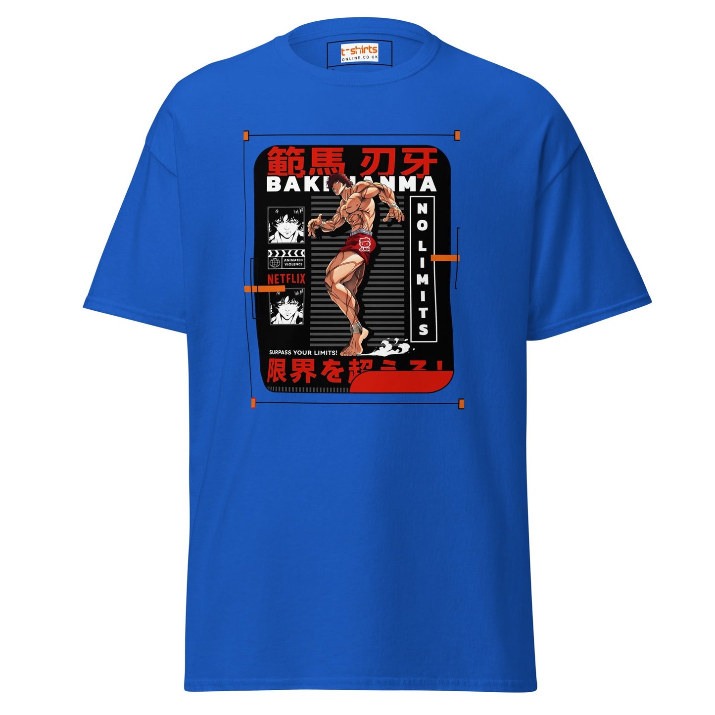 Premium Baki Hanma TÃ¢â‚¬â€˜Shirt Japanese Martial Arts Anime Graphic Tee