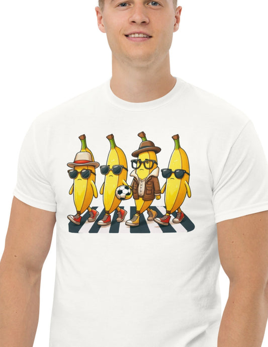Banana Walking Soccer T-Shirt Ã¢â‚¬â€œ Fun Football Graphic Cotton Tee