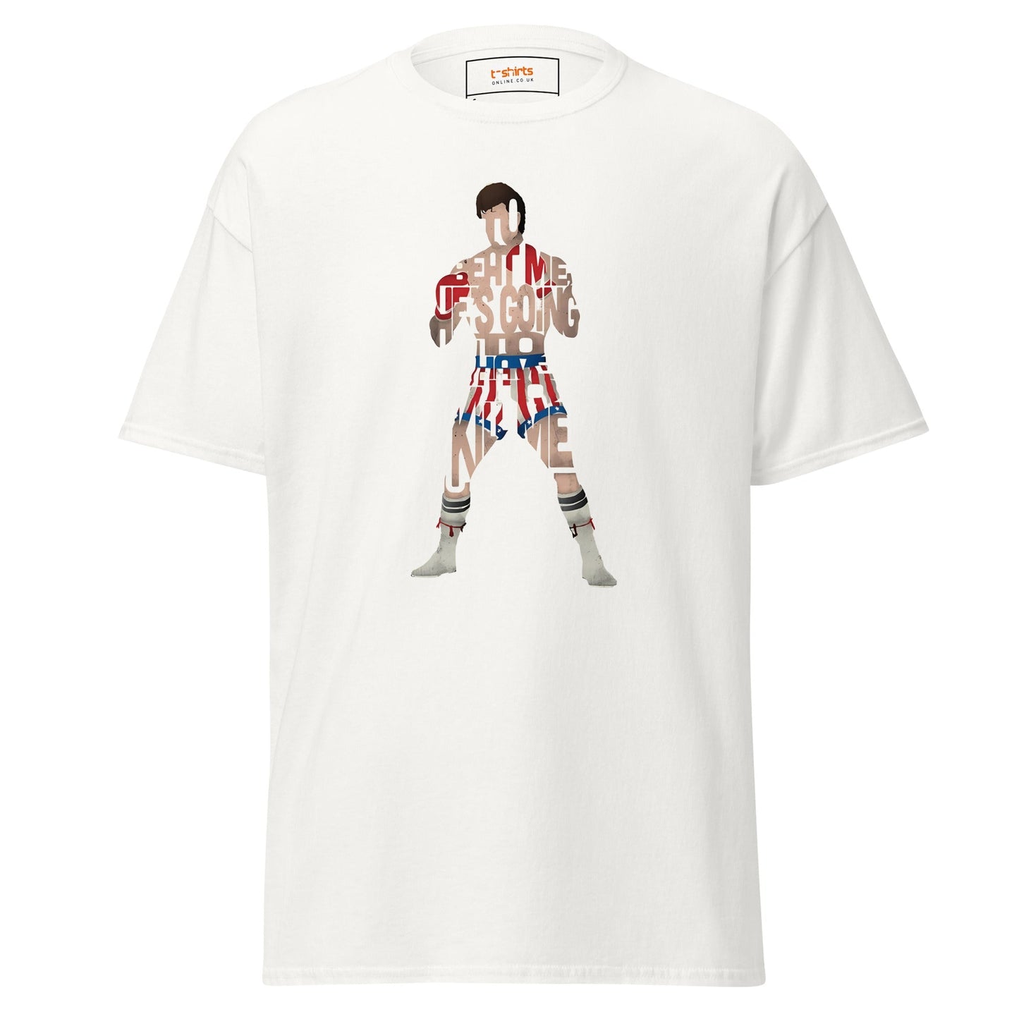 Premium Boxing TÃ¢â‚¬â€˜Shirt Bold Fighter Silhouette Graphic Tee for Men
