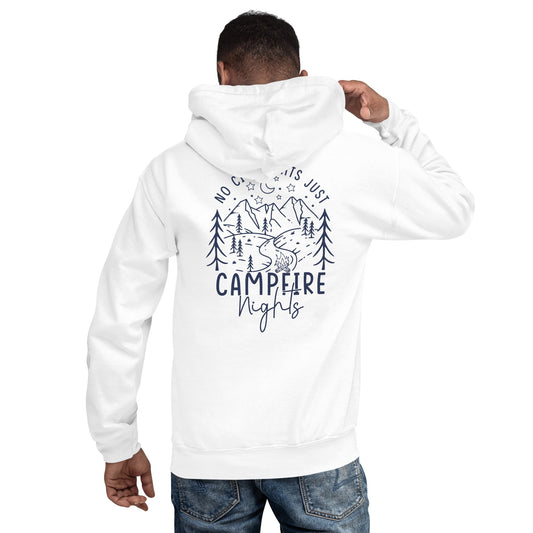 Campfire Nights Hoodie Ã¢â‚¬â€œ Cozy Outdoor Camping Graphic Sweatshirt