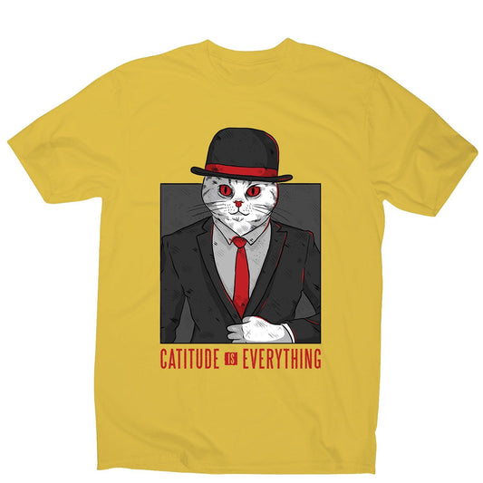 Cat quote - men's funny illustrations t-shirt