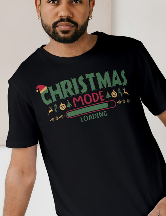 Christmas Mode TÃ¢â‚¬â€˜Shirt Funny Festive Graphic Tee Unisex Cotton
