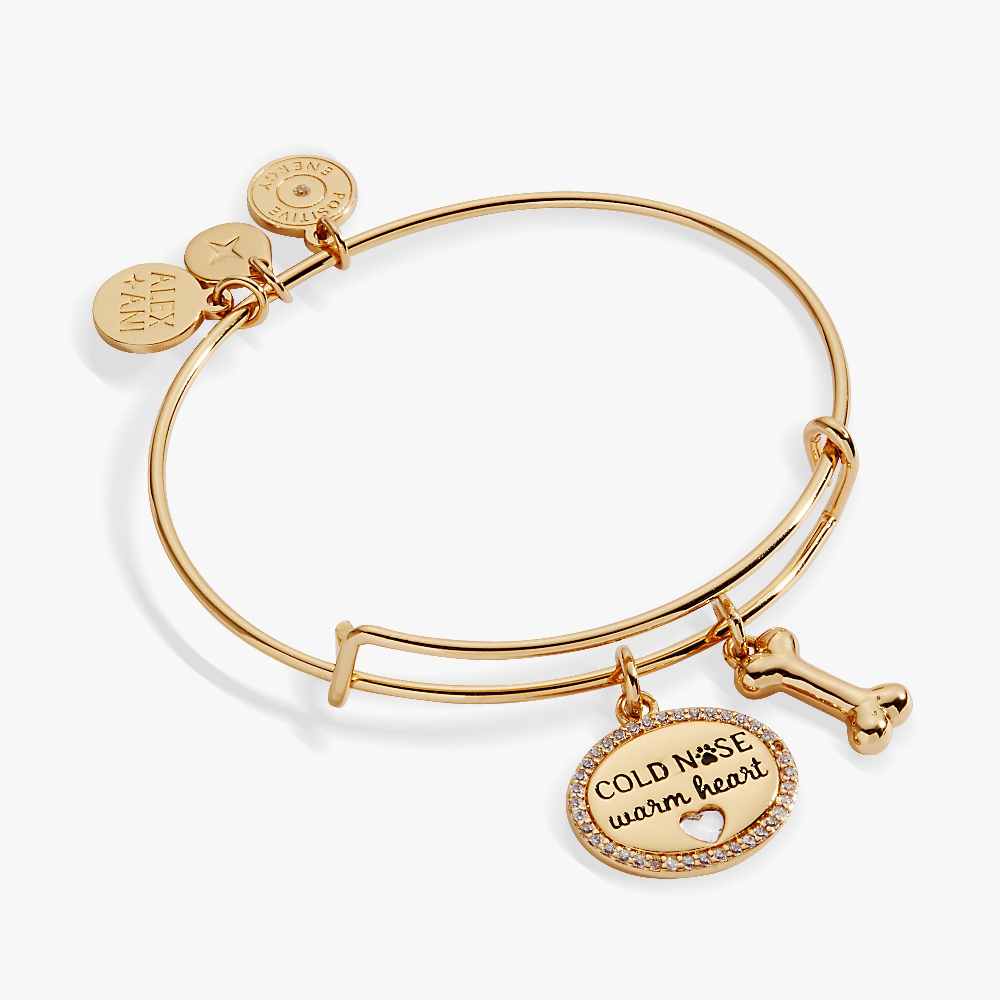 Cold Nose, Warm Heart Charm Bangle