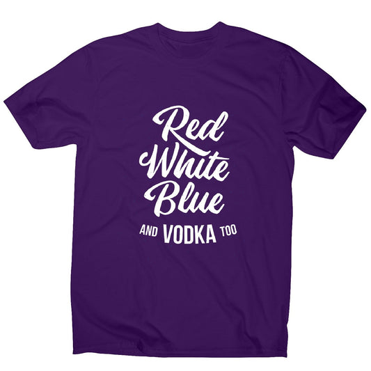 Colors and vodka - men's funny premium t-shirt