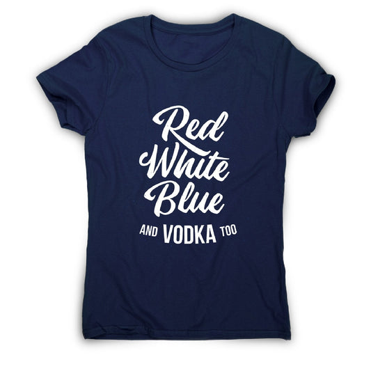 Colors and vodka - women's funny premium t-shirt