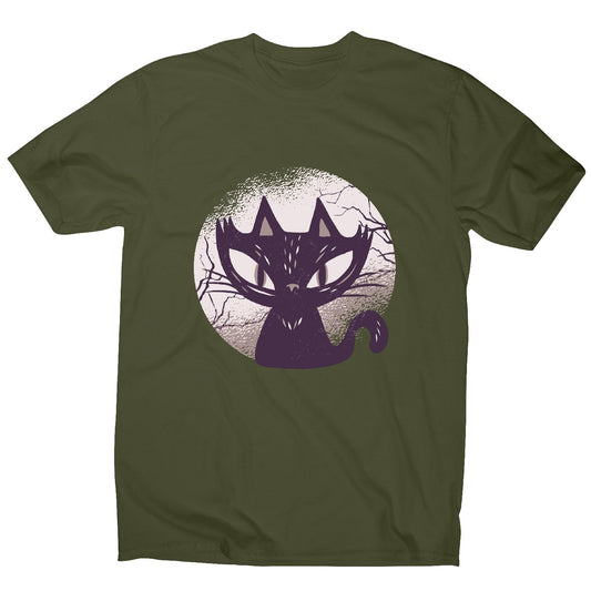 Dark cat - funny halloween men's t-shirt