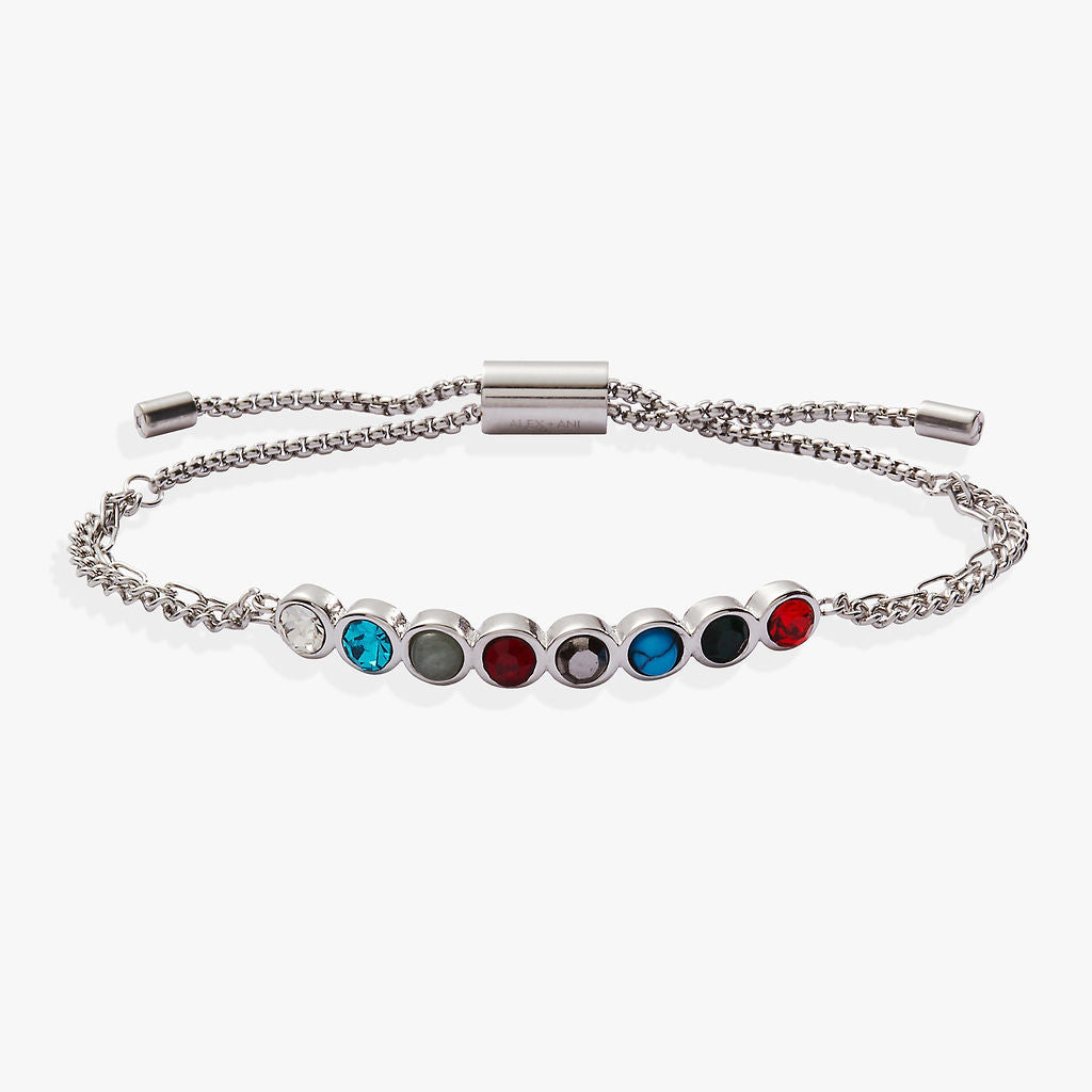 Daughter Hidden Message Acrostic Bolo Bracelet