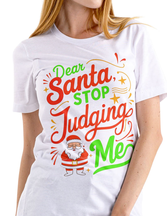 Dear Santa Christmas TÃ¢â‚¬â€˜Shirt Funny Holiday Wish Graphic Tee Unisex Cotton