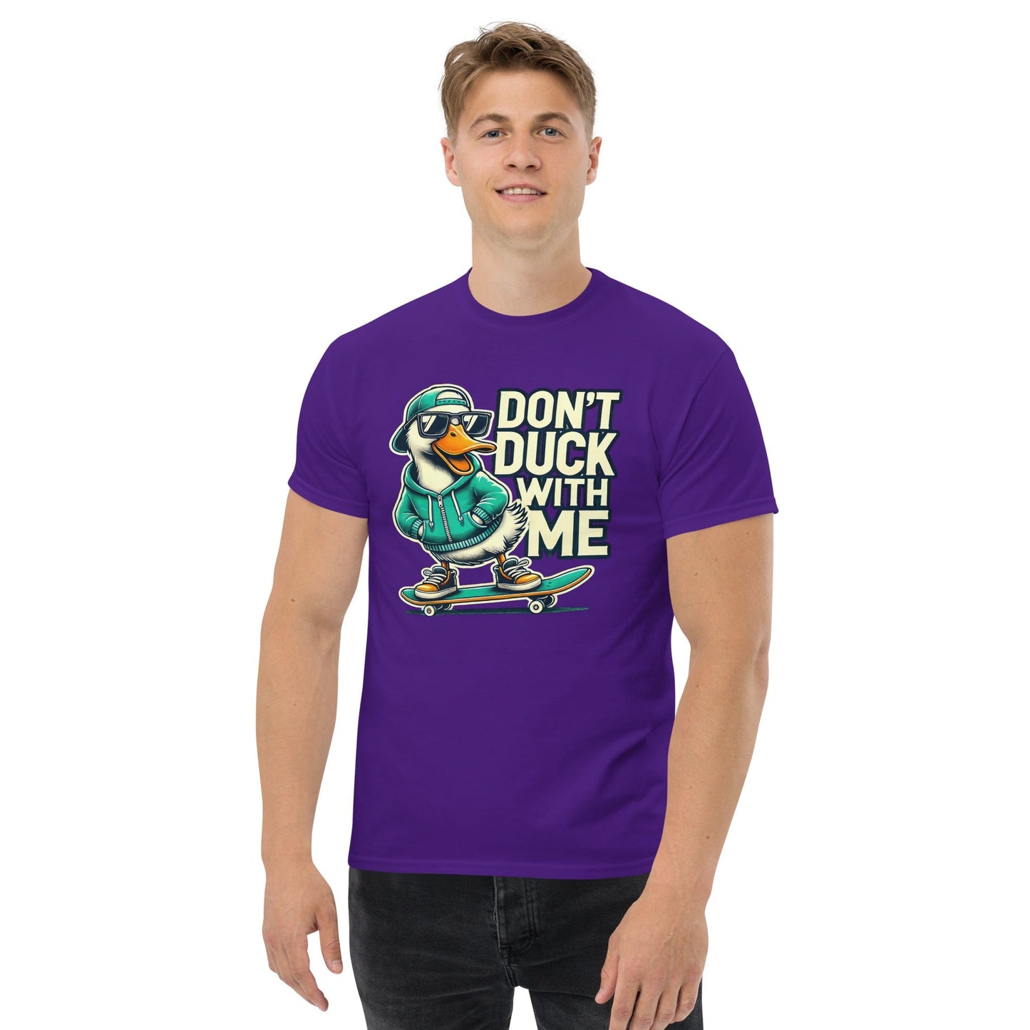 DonÃ¢â‚¬â„¢t Duck With Me T-Shirt Ã¢â‚¬â€œ Funny Bold Duck Graphic Tee