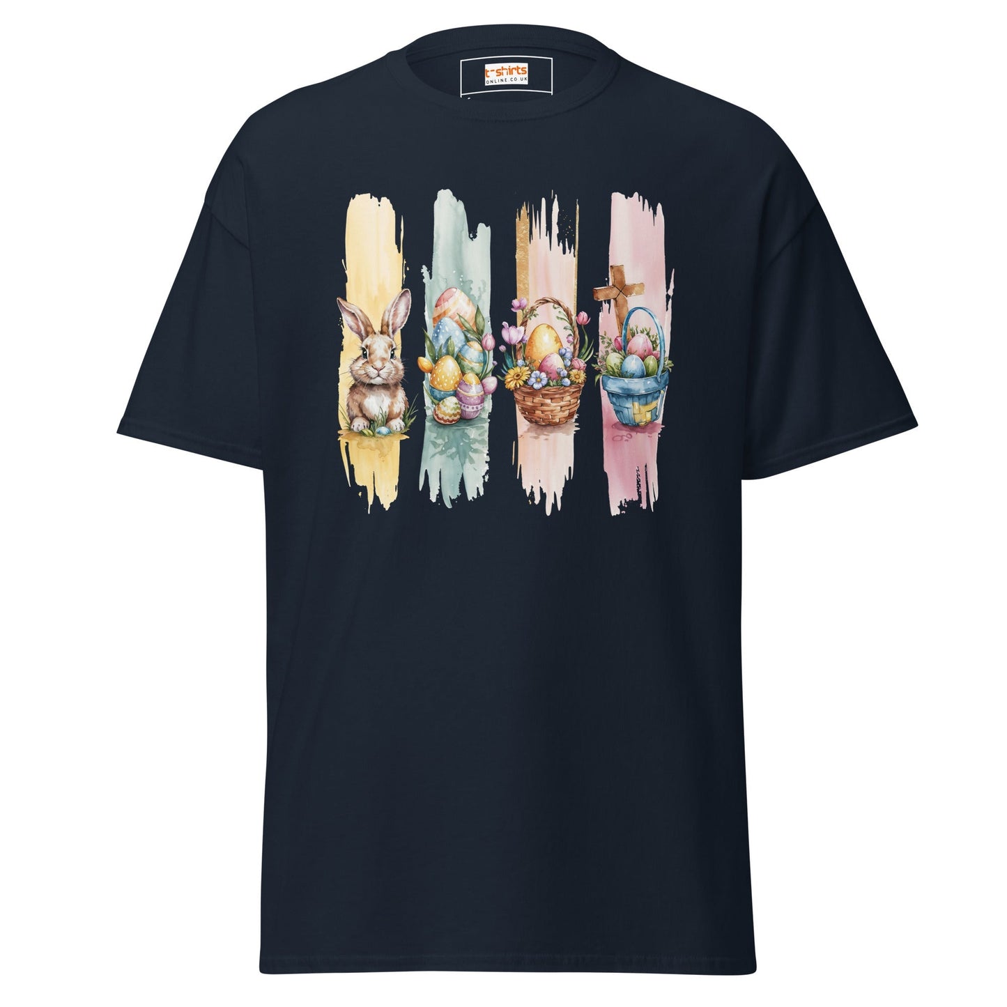 Easter Watercolour TÃ¢â‚¬â€˜Shirt Ã¢â‚¬â€œ Soft Pastel Bunny & Floral Graphic Tee
