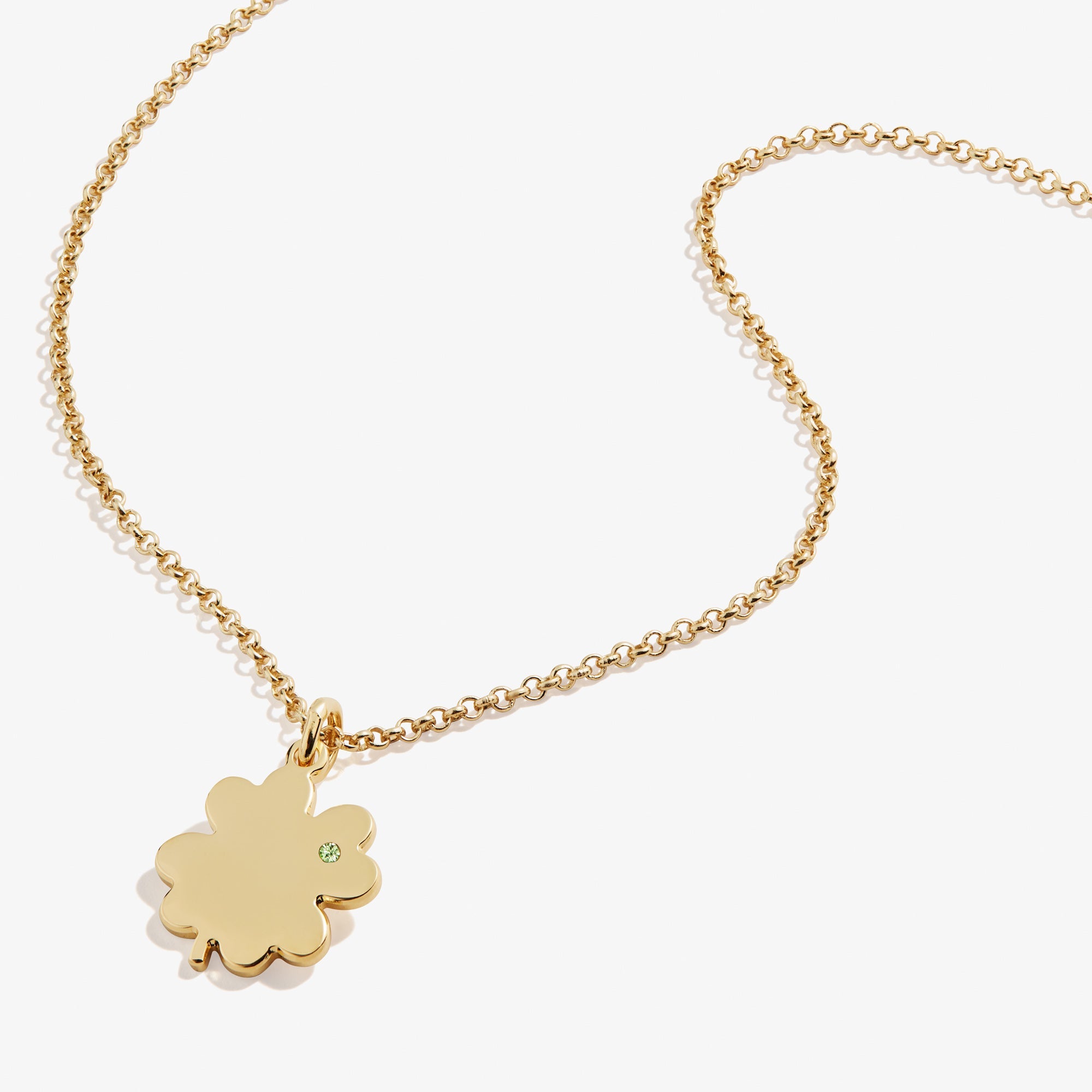 Four-Leaf Clover Necklace, 21"