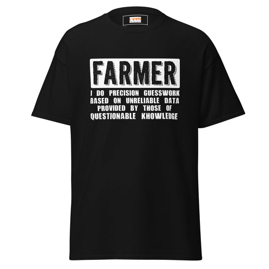 Farmer Guesswork T-Shirt Ã¢â‚¬â€œ Funny Agriculture Logic Graphic Tee