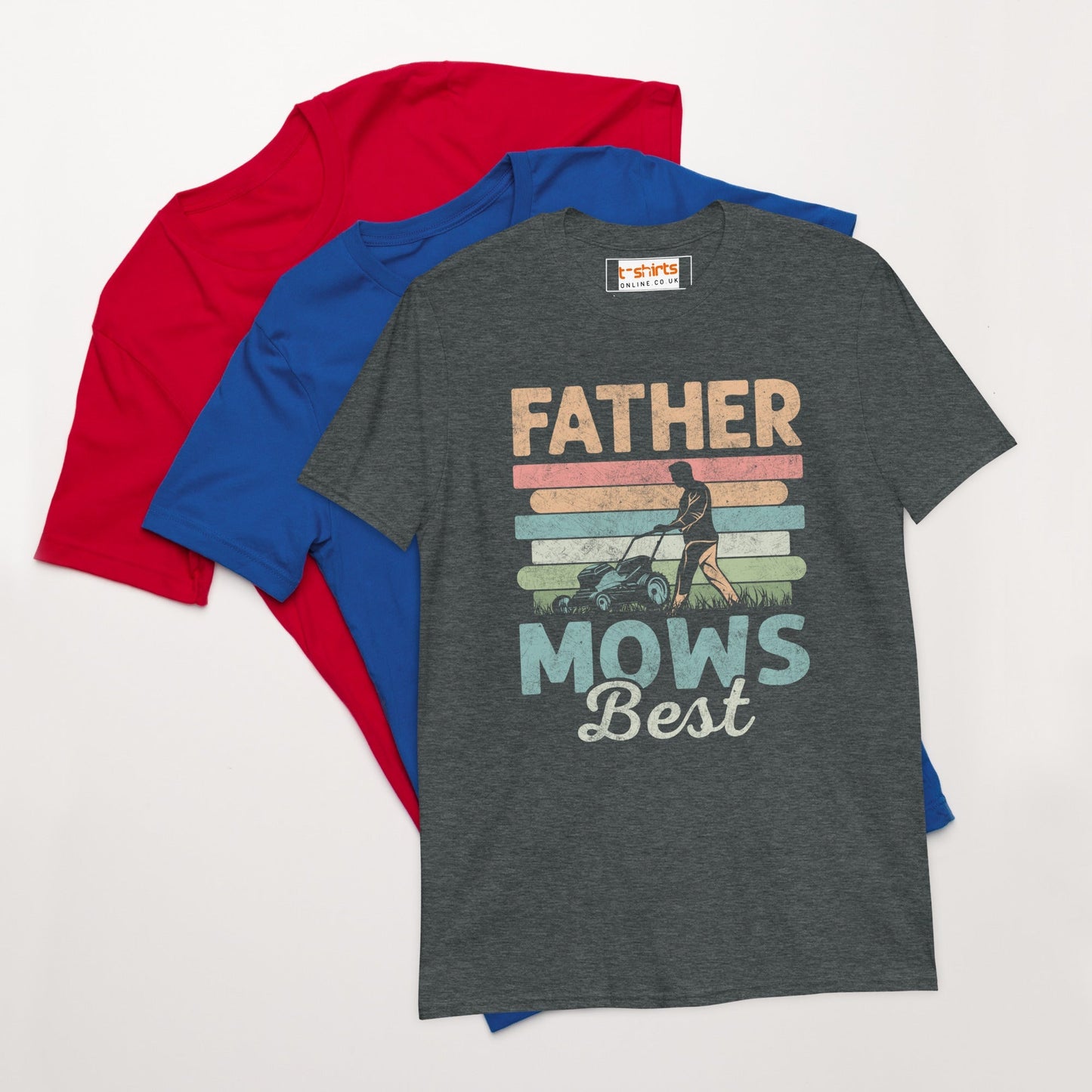 Father Mows Best Graphic TÃ¢â‚¬â€˜Shirt Perfect Gift for Dads Who Mow