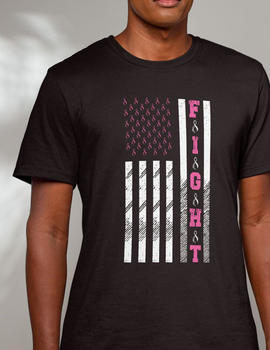 ight Cancer Graphic Tee Support Warrior Spirit Unisex Cotton TÃ¢â‚¬â€˜Shirt